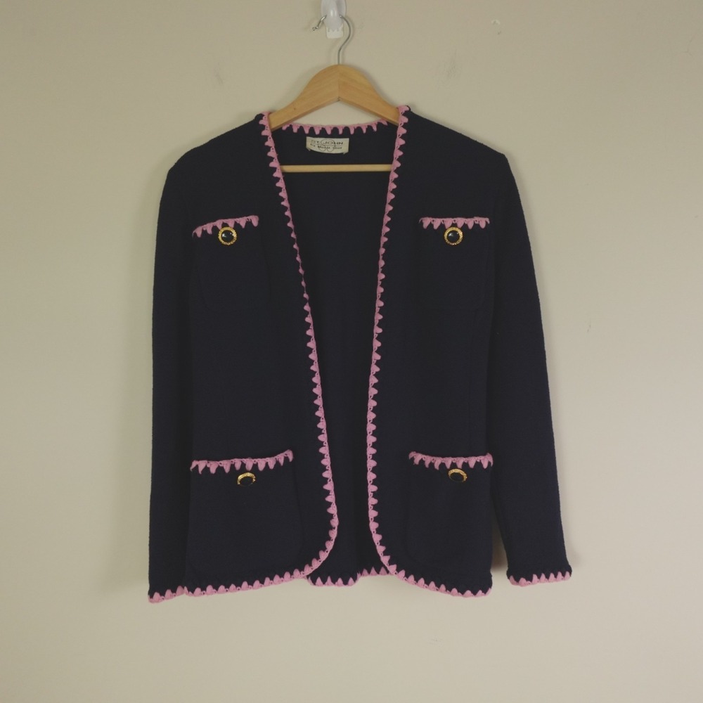 St‎ John Milano Knit Lady Jacket Cardigan